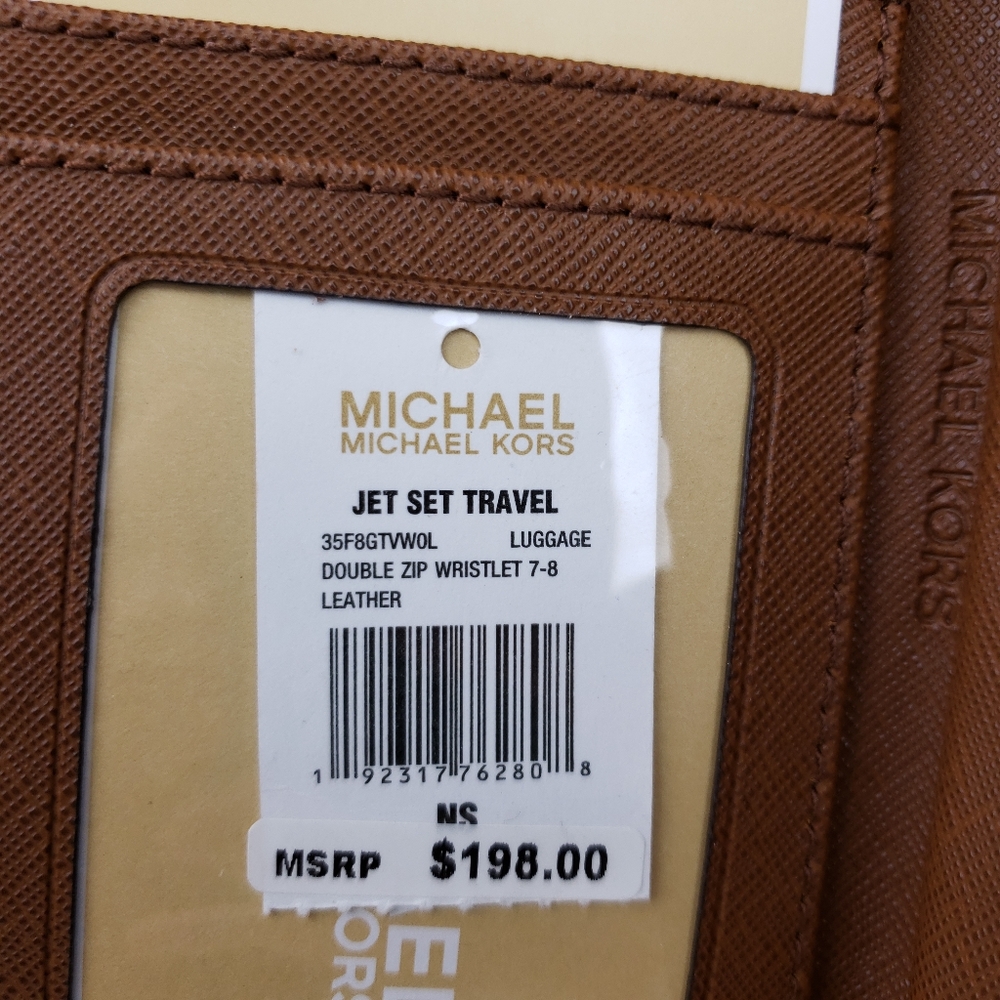 🌺NWT Michael Kors double zip wristlet wallet MK - Picture 6 of 6